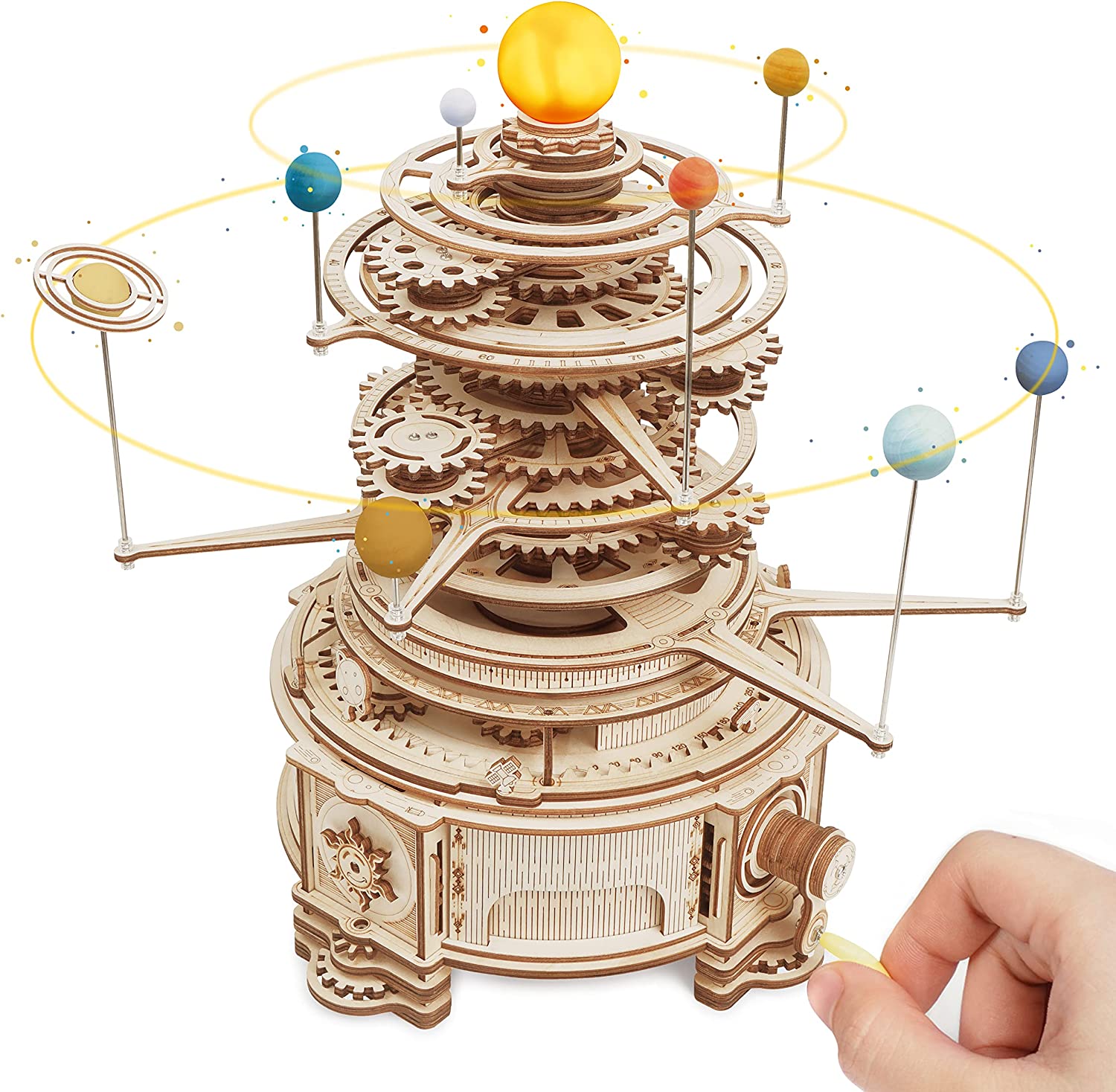 Mechanical Orrery – 3D Wooden Model Kit