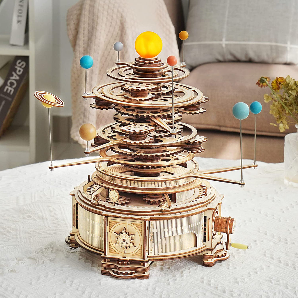 Mechanical Orrery – 3D Wooden Model Kit