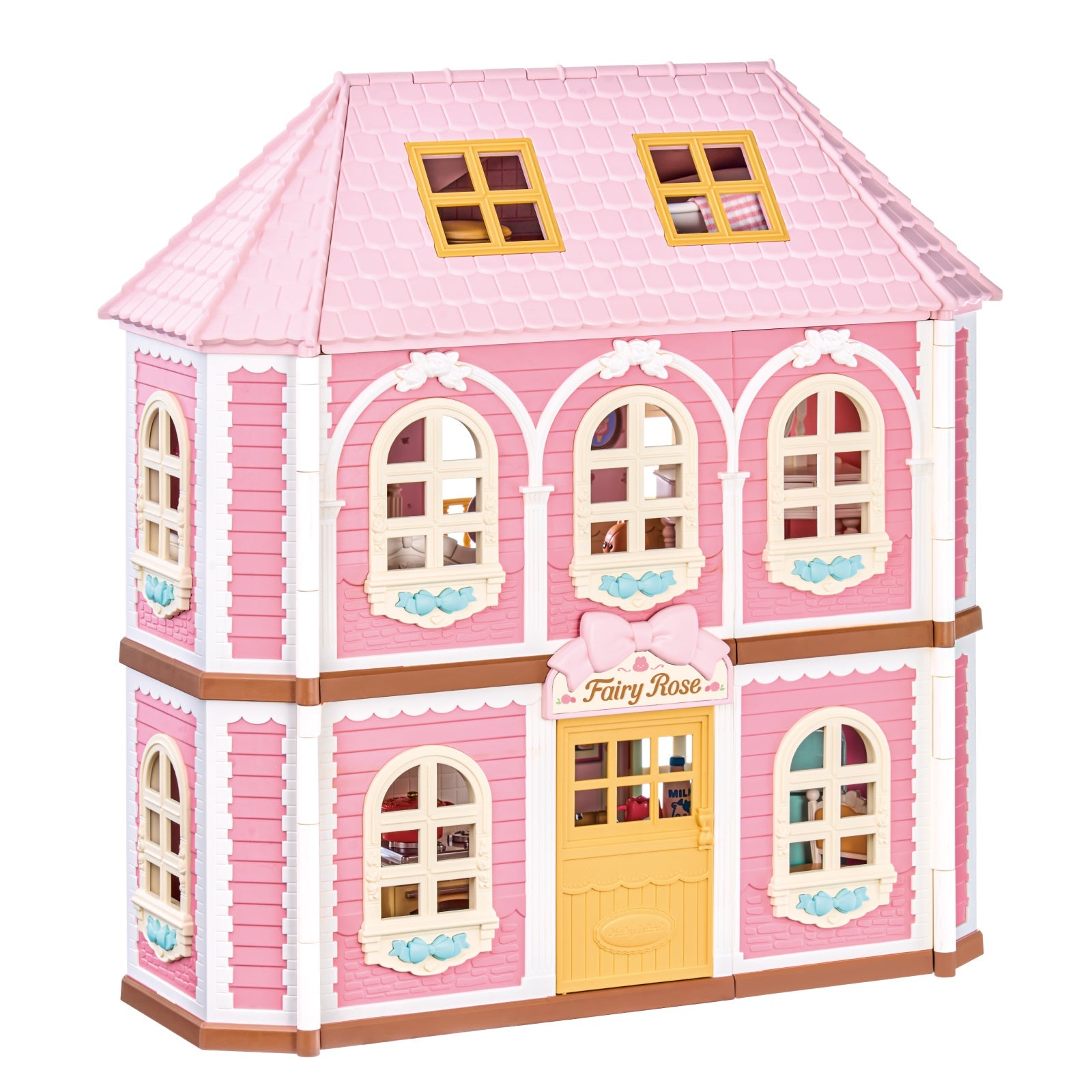 Rolife Haley Island Fairy Rose Cottage – DIY Miniature House Kit
