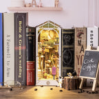Book Nook Library Series – DIY Miniature Kit (4 Styles)