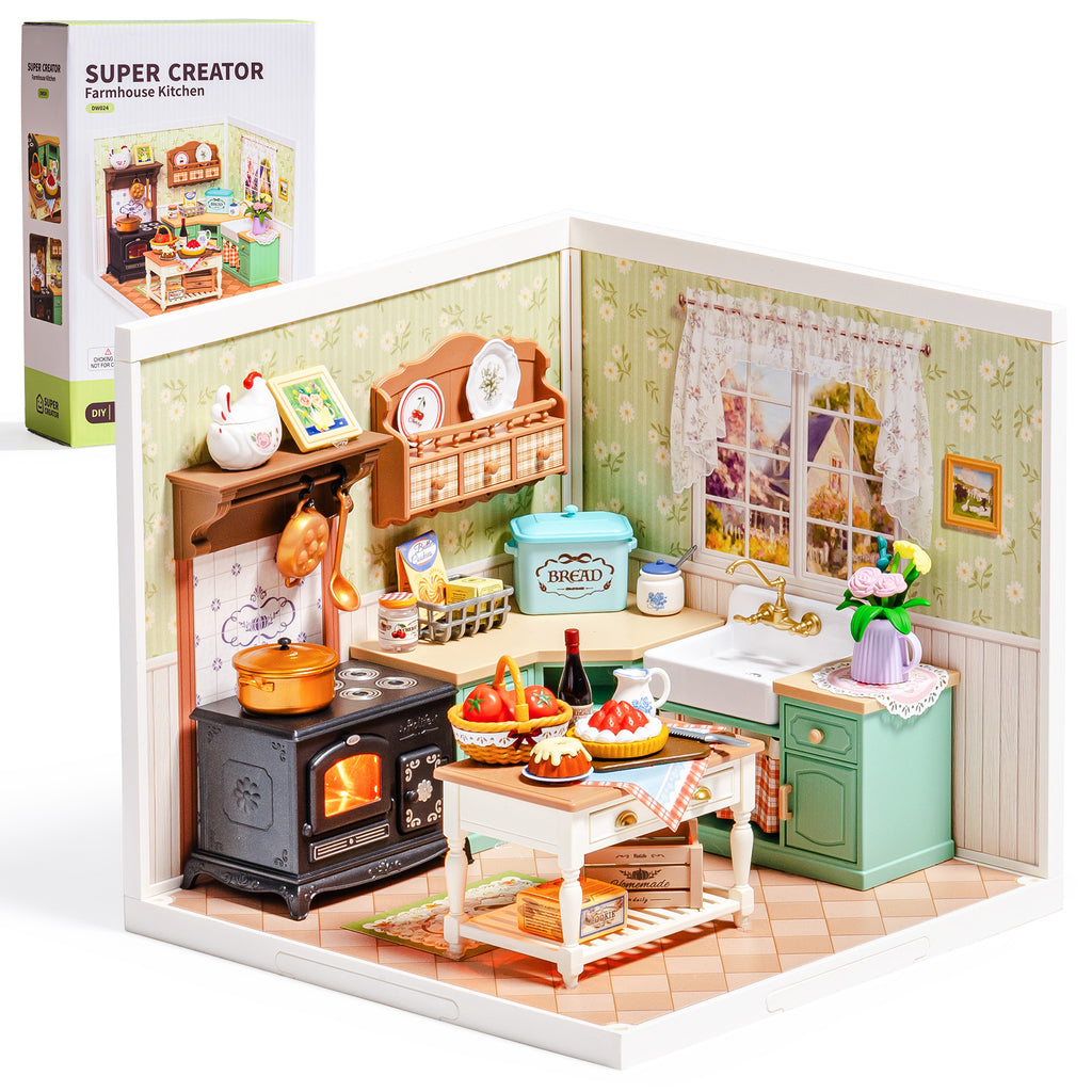 Countryside Mini House Collection – DIY Miniature House Kit (3 Designs)