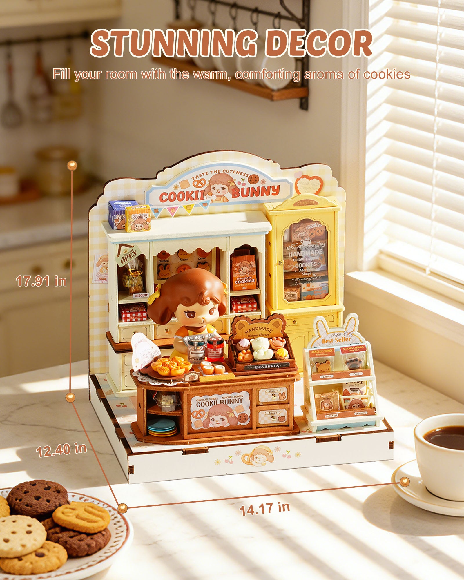Cookii Bunny’s Cookie Shop – DIY Miniature House Kit