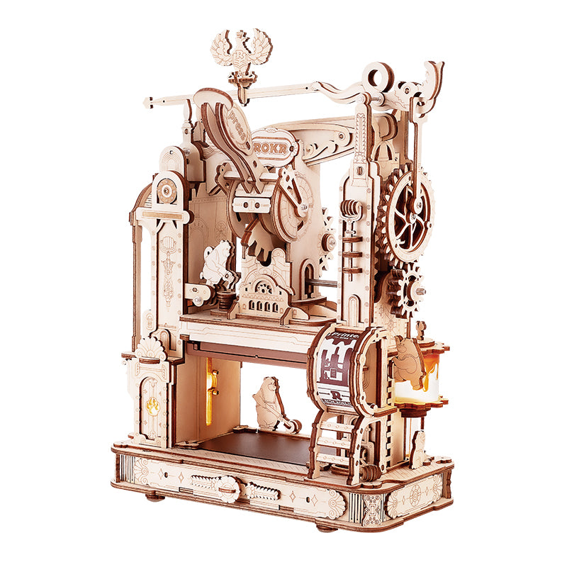 Printing Press – 3D Wooden Model Kit