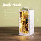 Book Nook Library Series – DIY Miniature Kit (4 Styles)