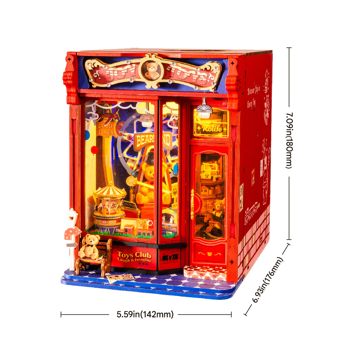 Rolife Joy Toys – DIY Book Nook Kit