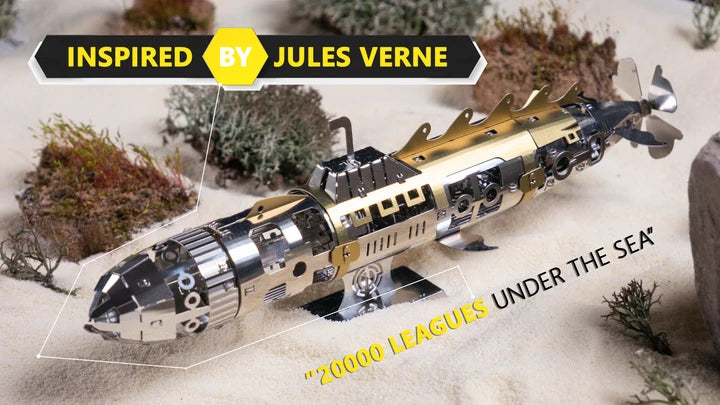 Metal Time Elusive Nautilus Submarine - DIY Metal Model Kit
