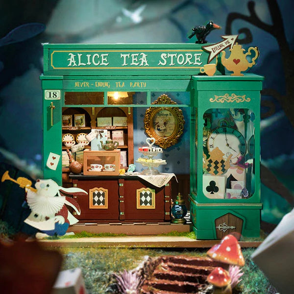 Alice's Tea Store – DIY Miniature House Kit
