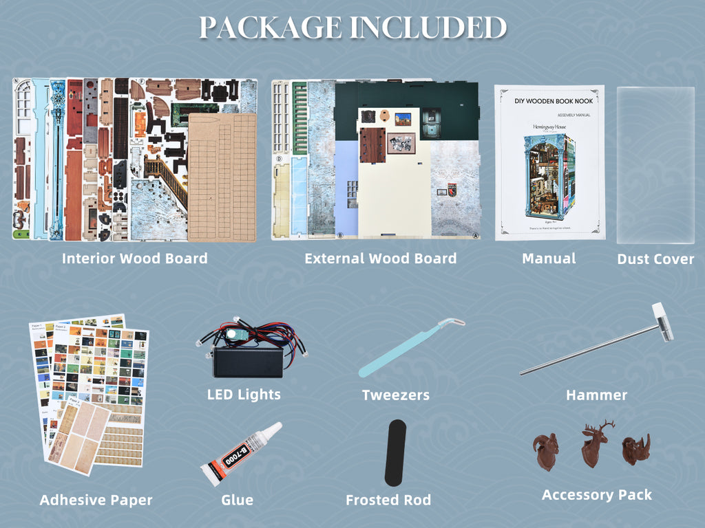 Hemingway House - DIY Book Nook Kit