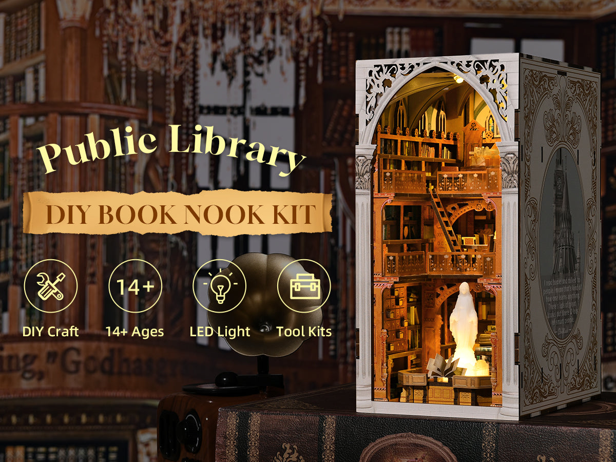 Public Library - DIY Book Nook Kit
