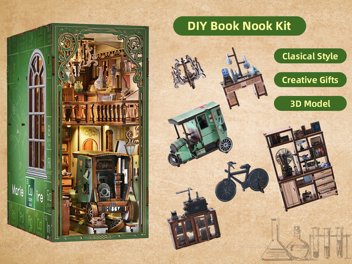 The Radium Lady - DIY Book Nook Kit