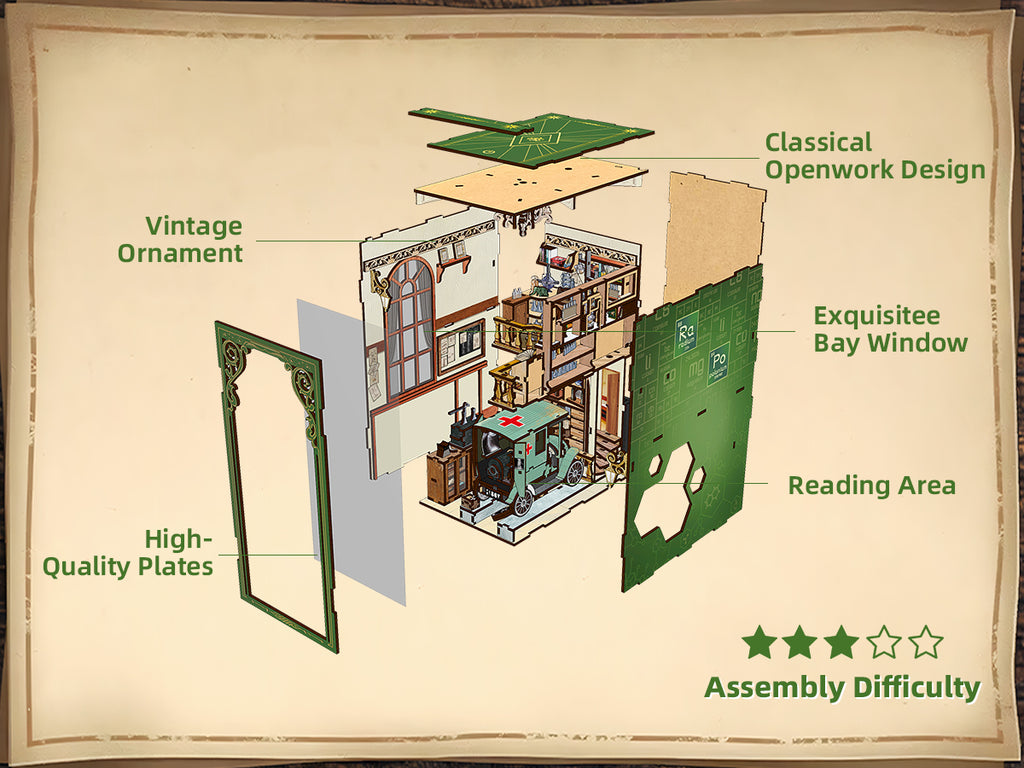 The Radium Lady - DIY Book Nook Kit