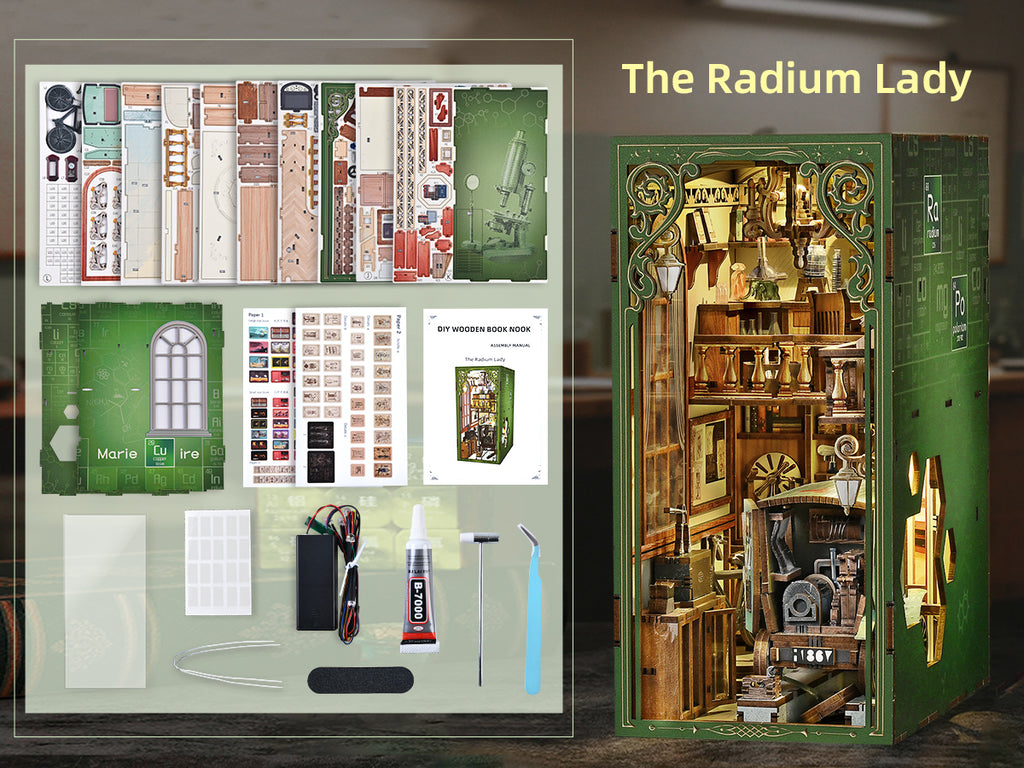 The Radium Lady - DIY Book Nook Kit