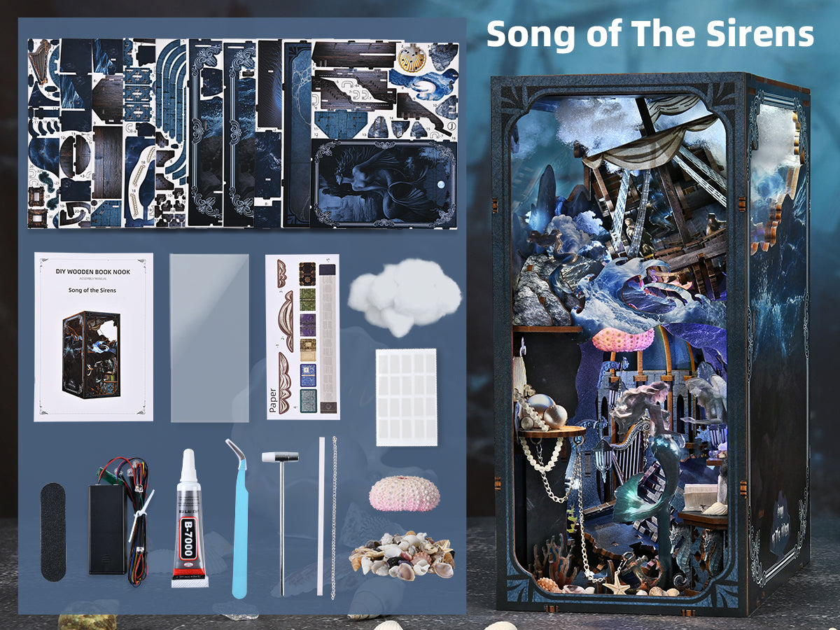 Song of The Sirens - DIY Book Nook Kit