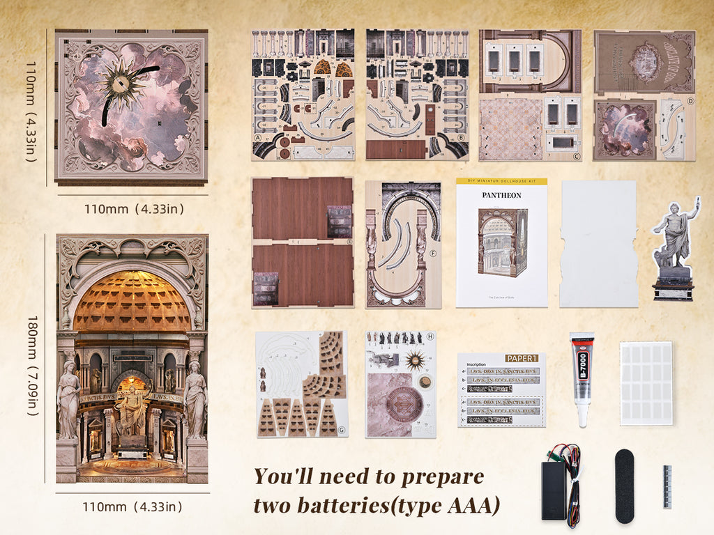 Pantheon - DIY Book Nook Kit