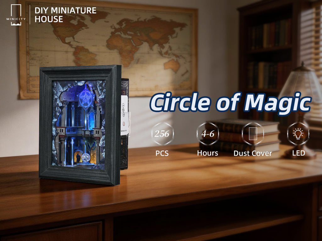 Minicity Circle of Magic Frame - 3D Wooden Puzzle Kit