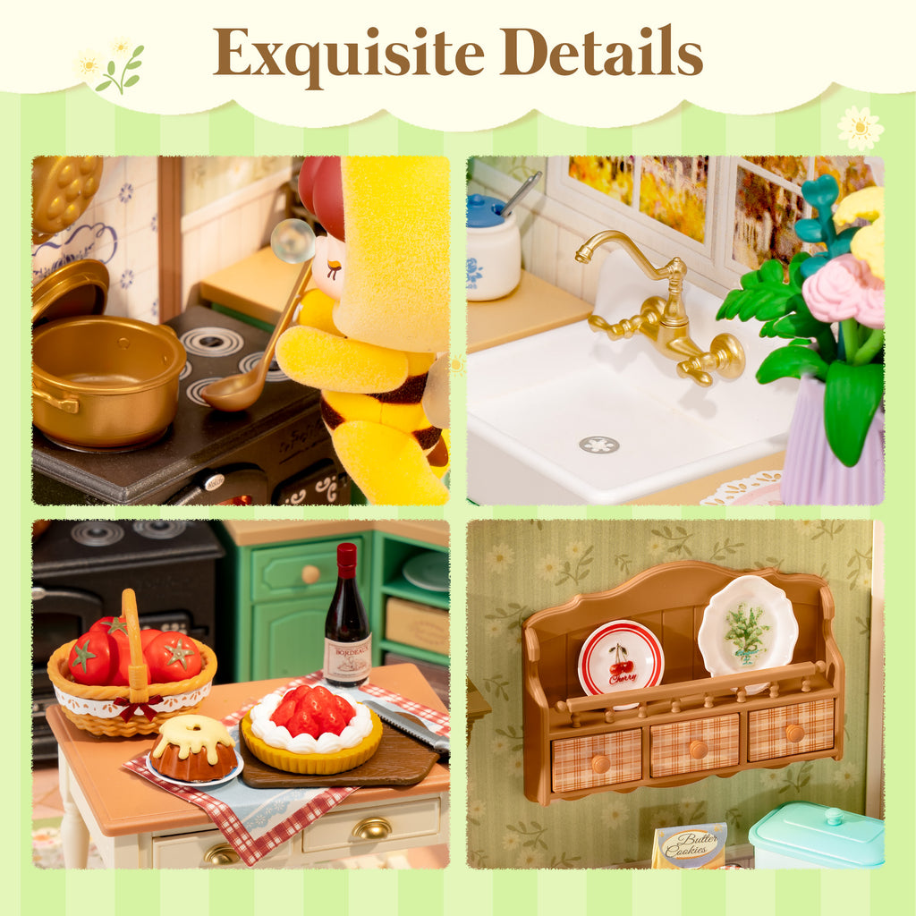 Countryside Mini House Collection – DIY Miniature House Kit (3 Designs)