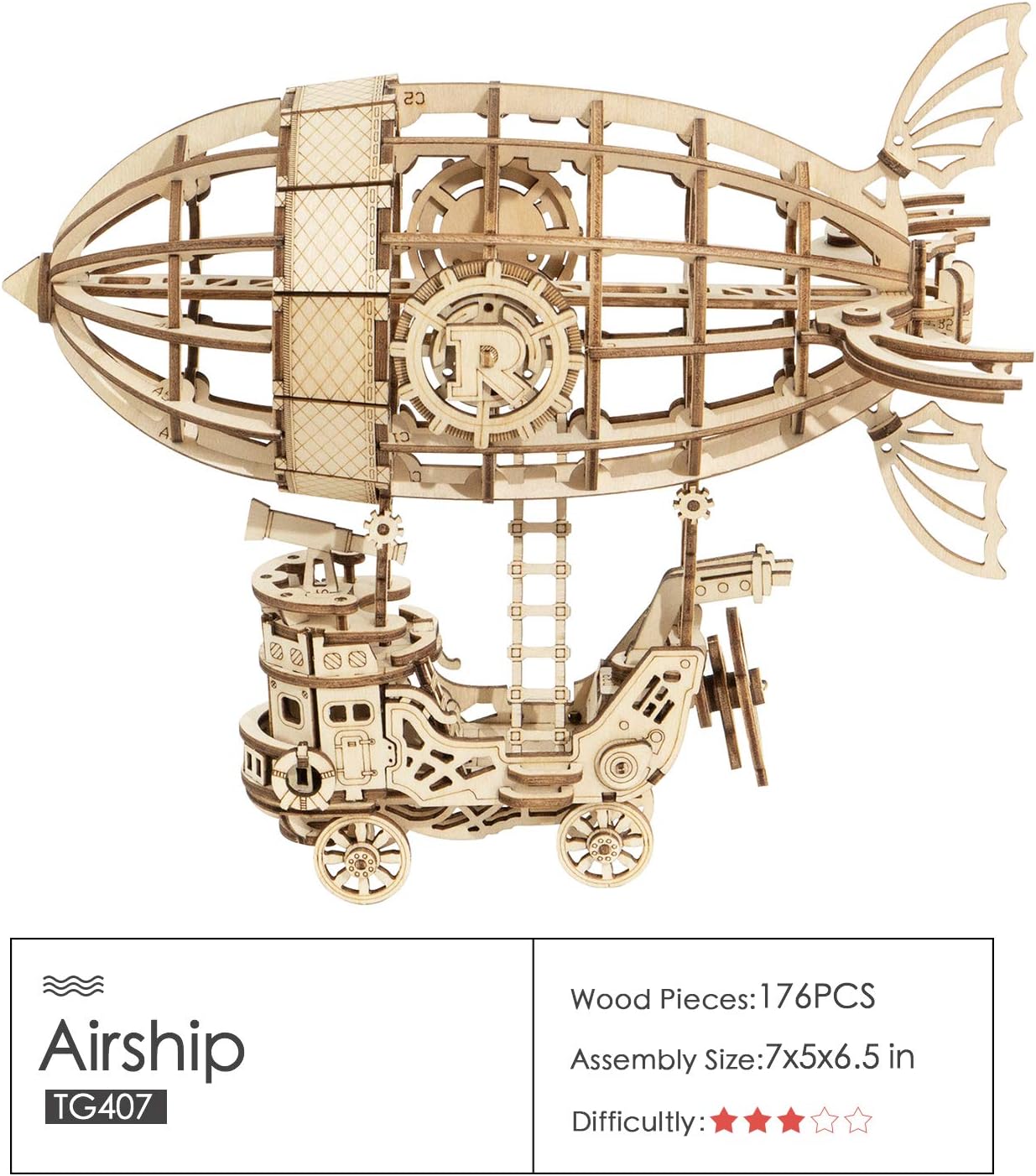 Airship – Wooden Model Kit