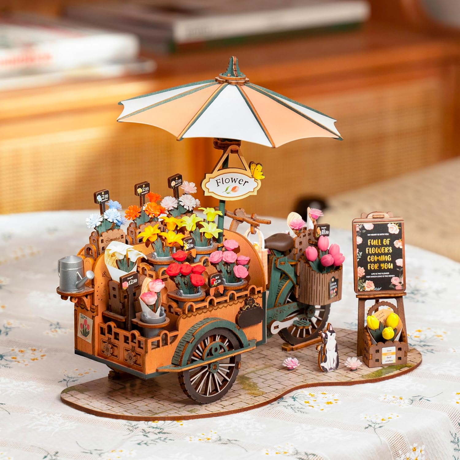 Blossom Cart – Wooden Model Kit