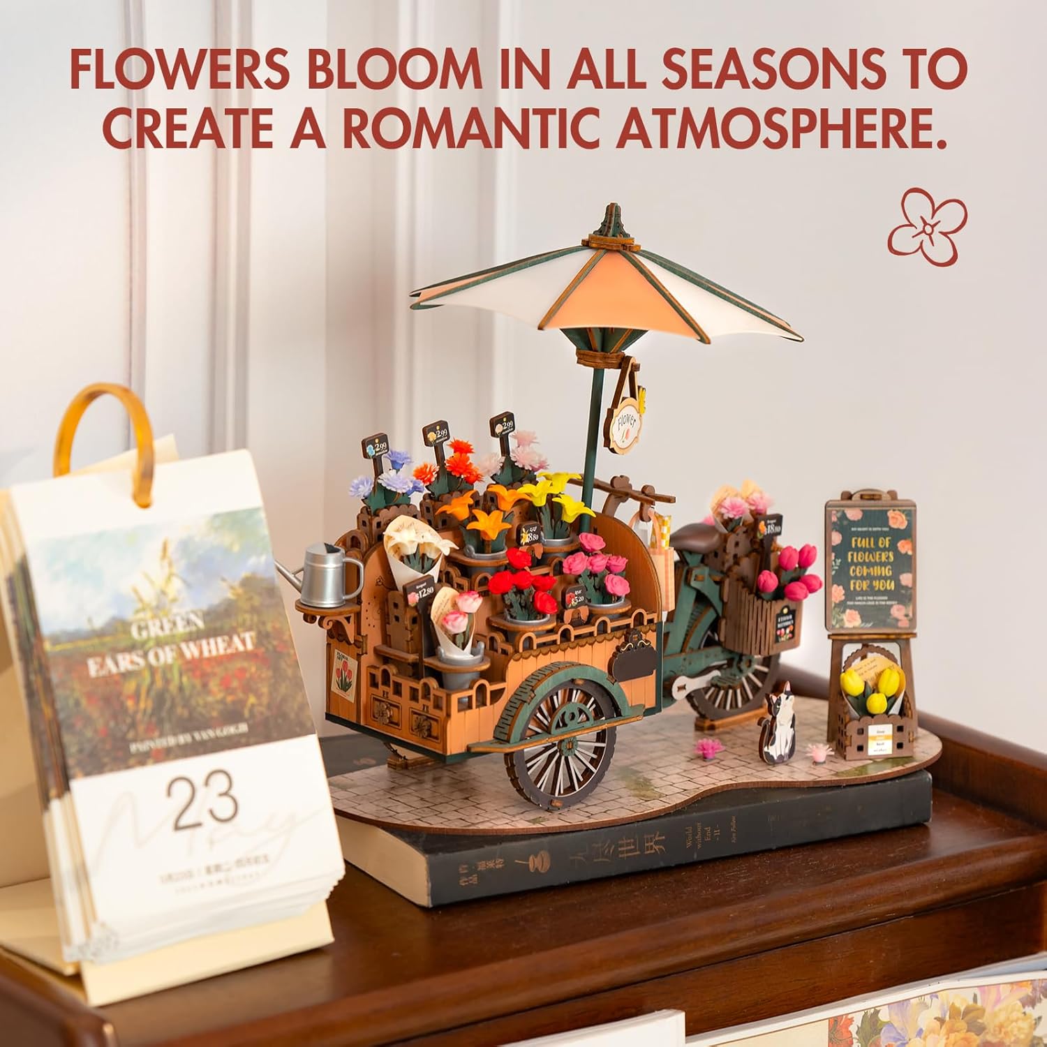 Blossom Cart – Wooden Model Kit