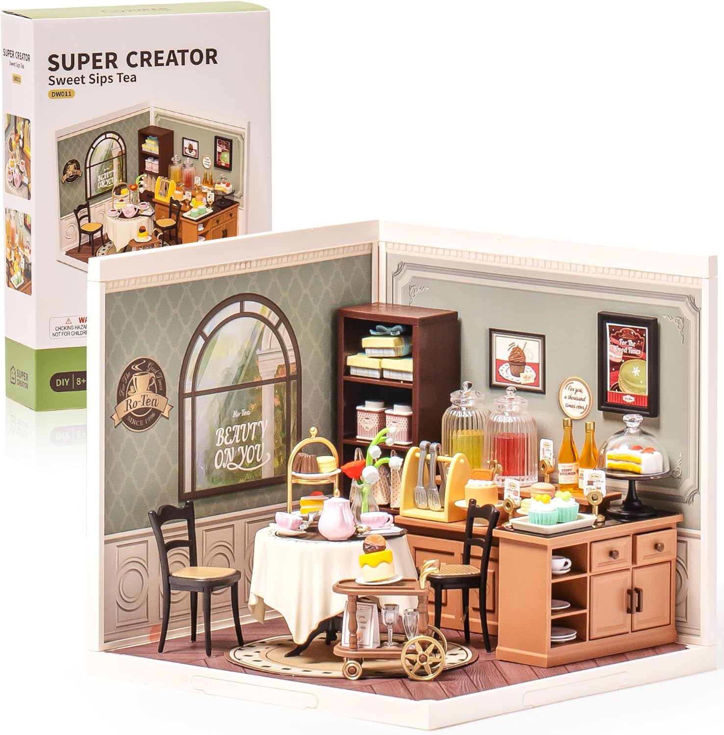 Tea House – DIY Miniature House Kit