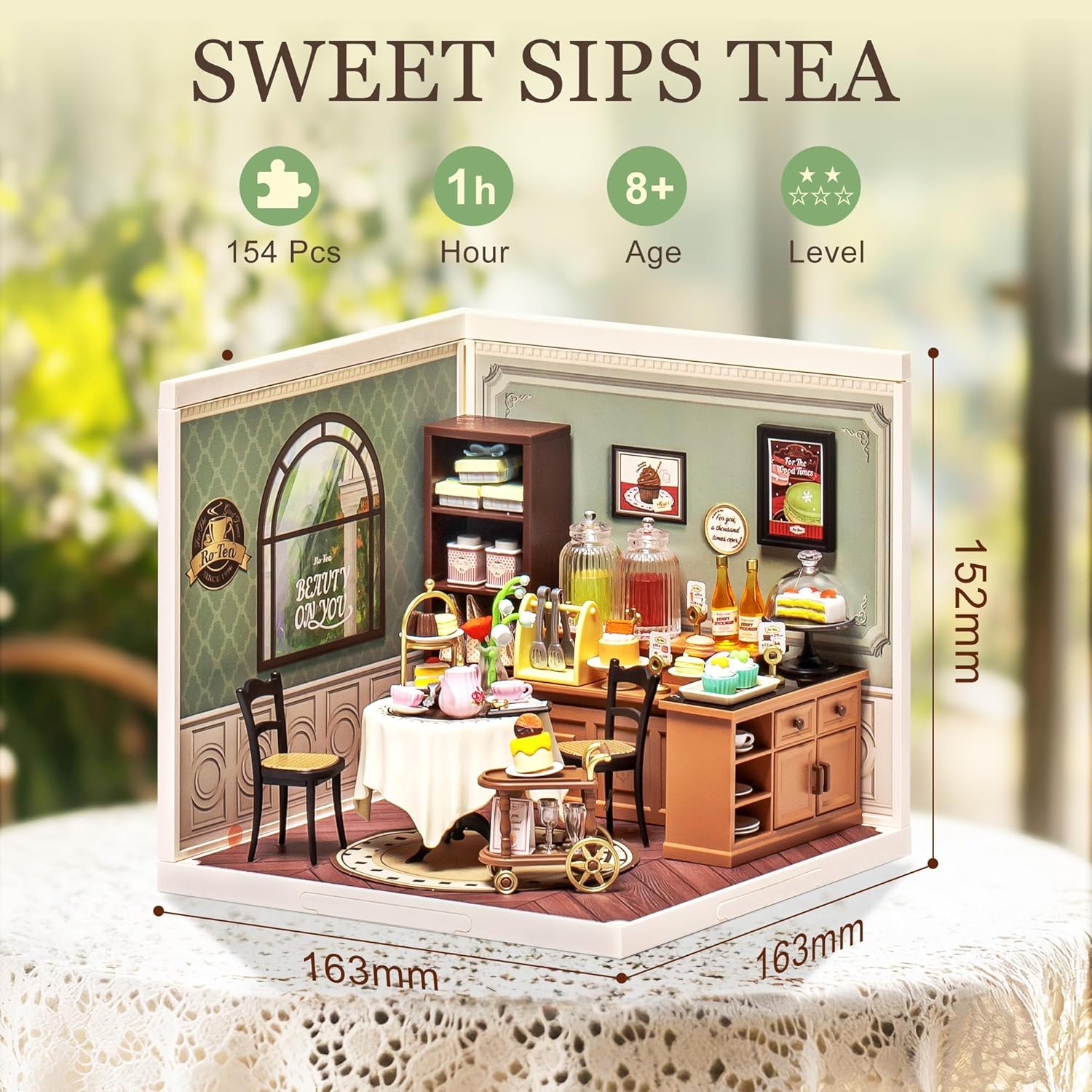 Tea House – DIY Miniature House Kit