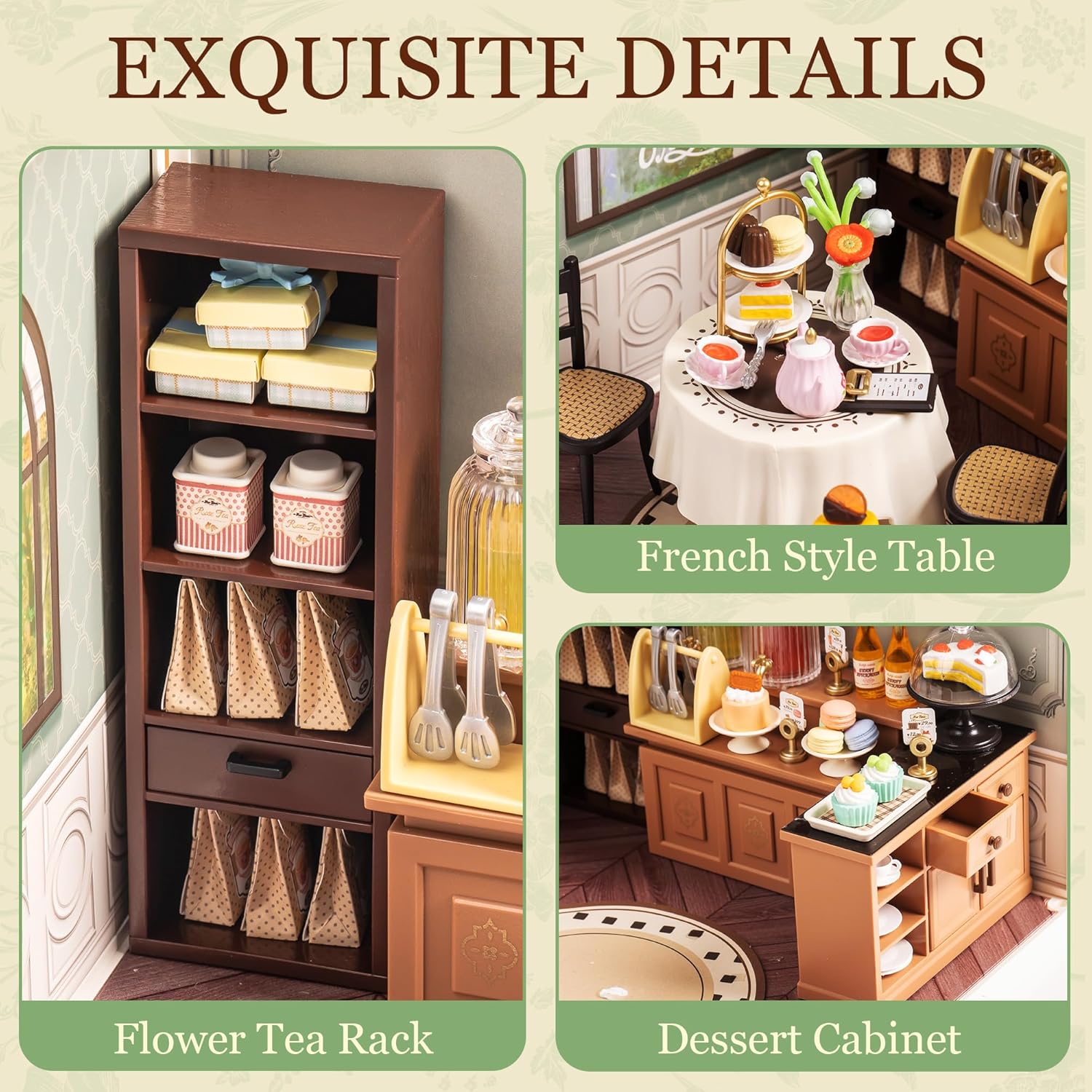 Tea House – DIY Miniature House Kit