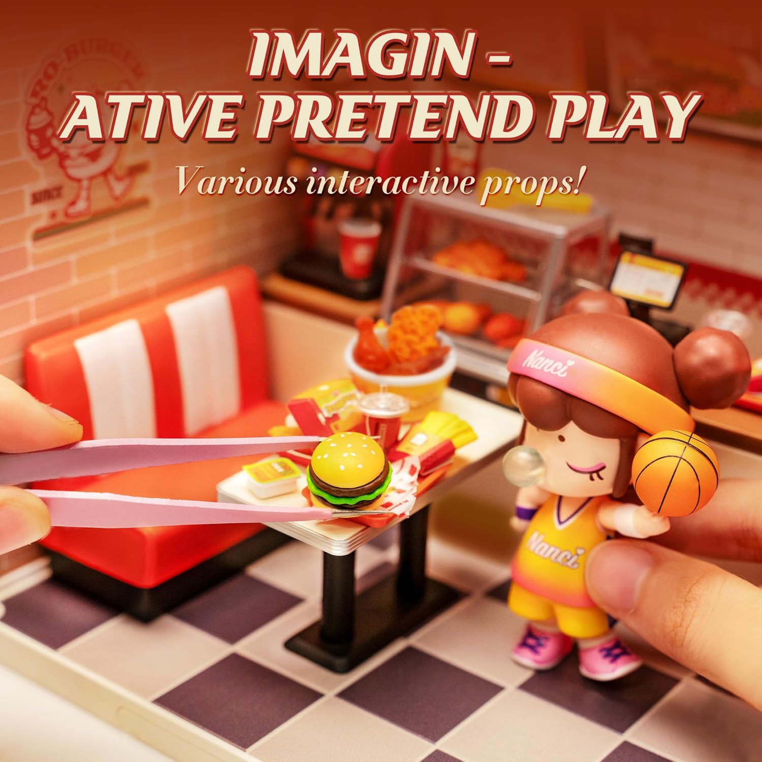 Yum Yum Burgers – DIY Miniature House Kit