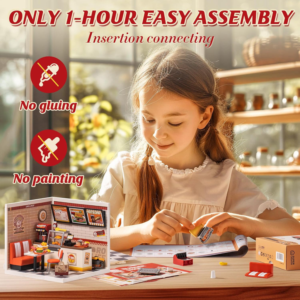 Yum Yum Burgers – DIY Miniature House Kit