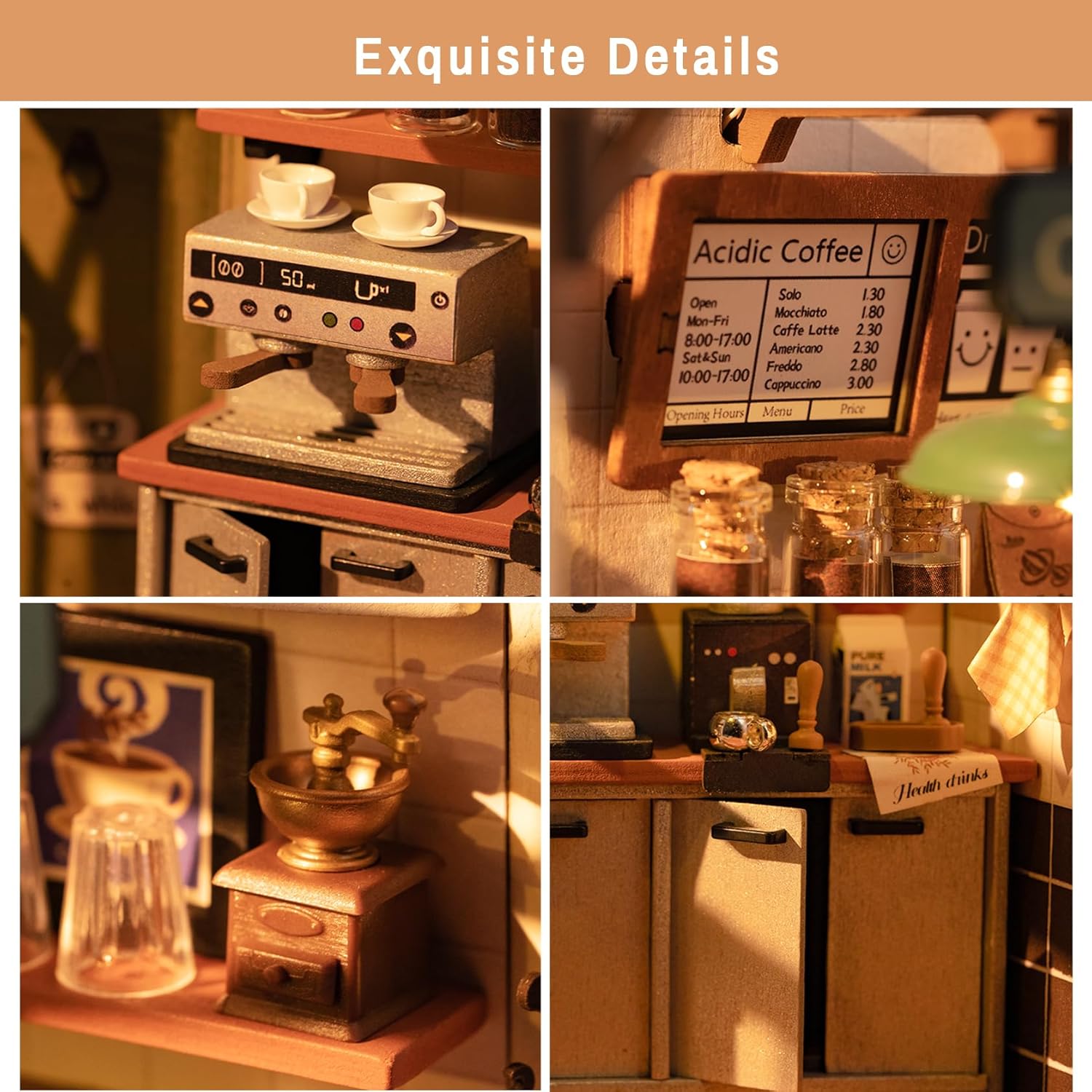 Flavory Café – DIY Miniature House Kit