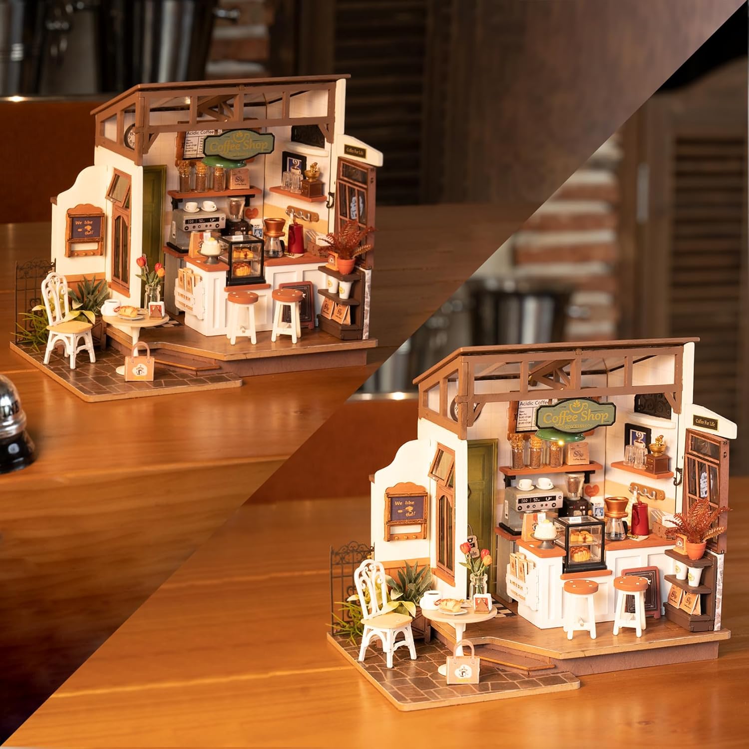Flavory Café – DIY Miniature House Kit