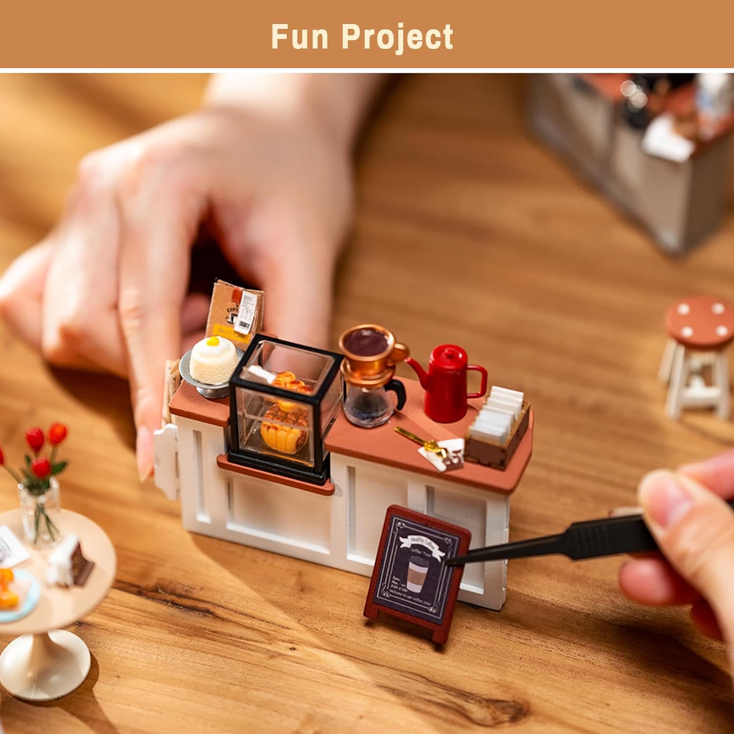 Flavory Café – DIY Miniature House Kit