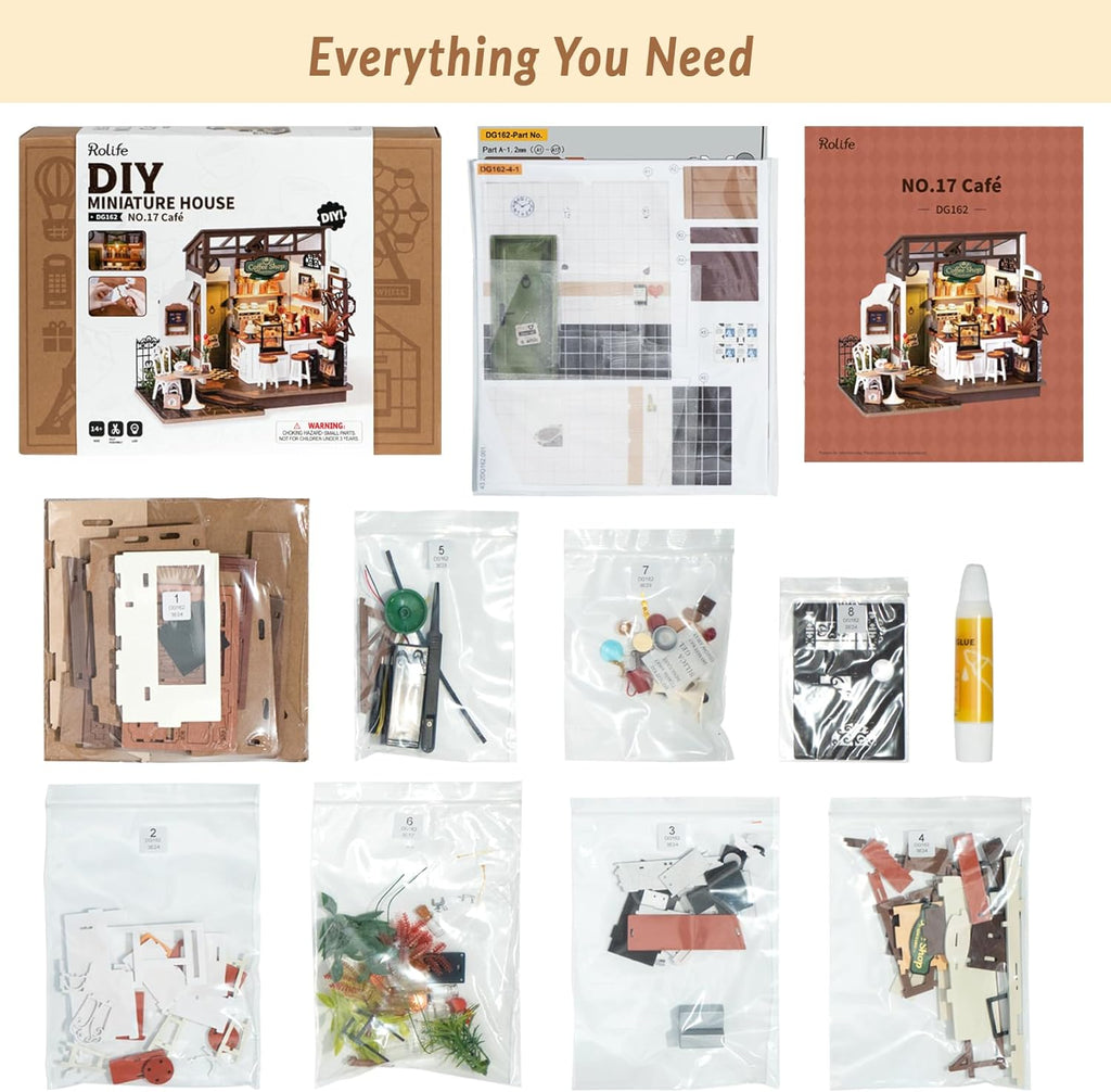 Flavory Café – DIY Miniature House Kit