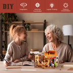 Corner Bookstore – DIY Miniature House Kit
