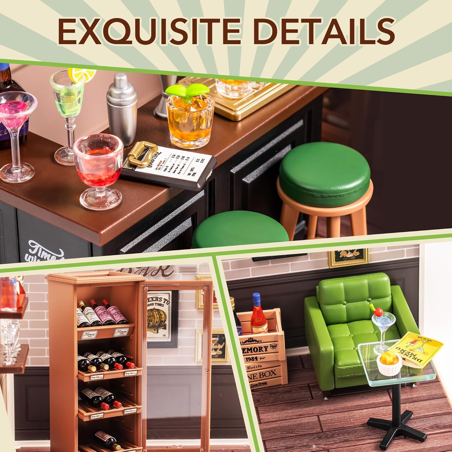 Leisure Bar – DIY Miniature House Kit