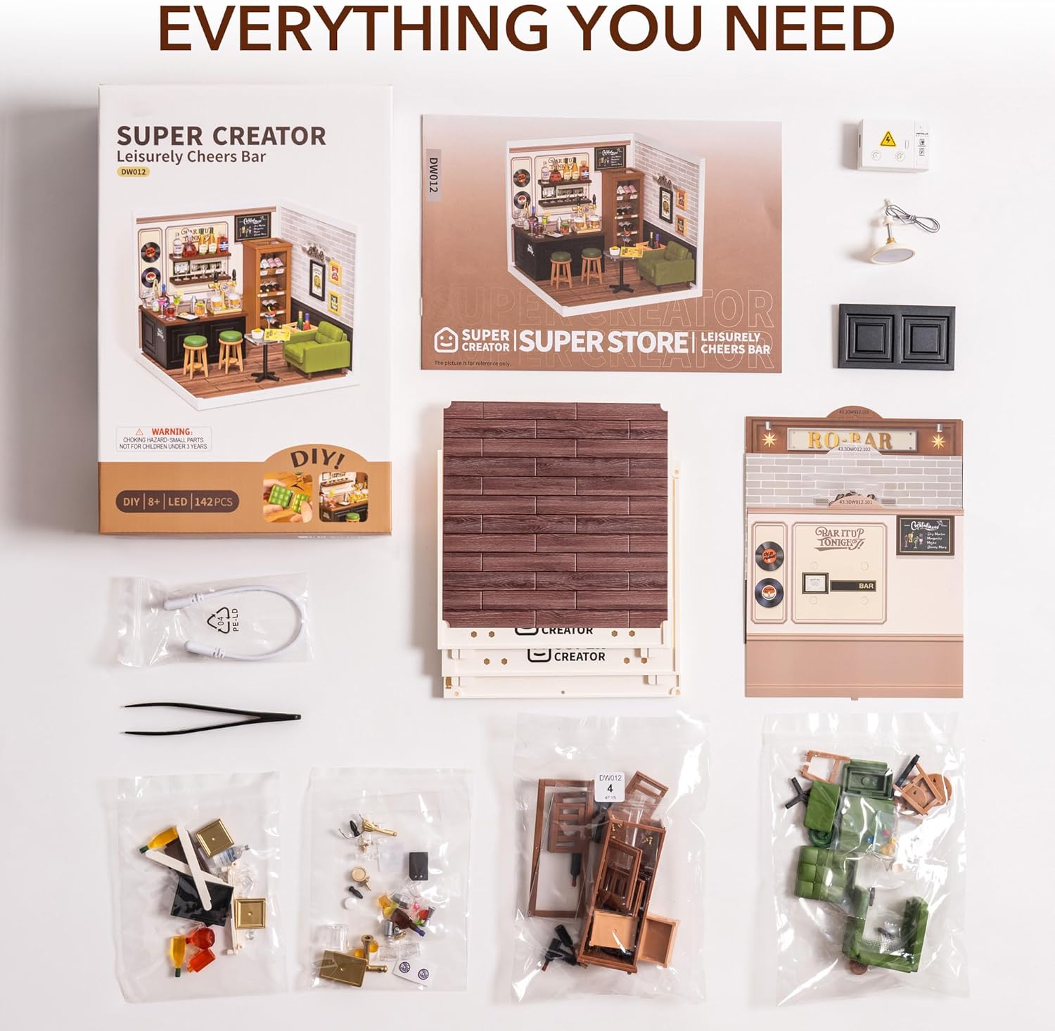 Leisure Bar – DIY Miniature House Kit