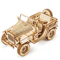 Vintage Army Jeep – 3D Wooden Model Kit