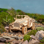 Vintage Army Jeep – 3D Wooden Model Kit