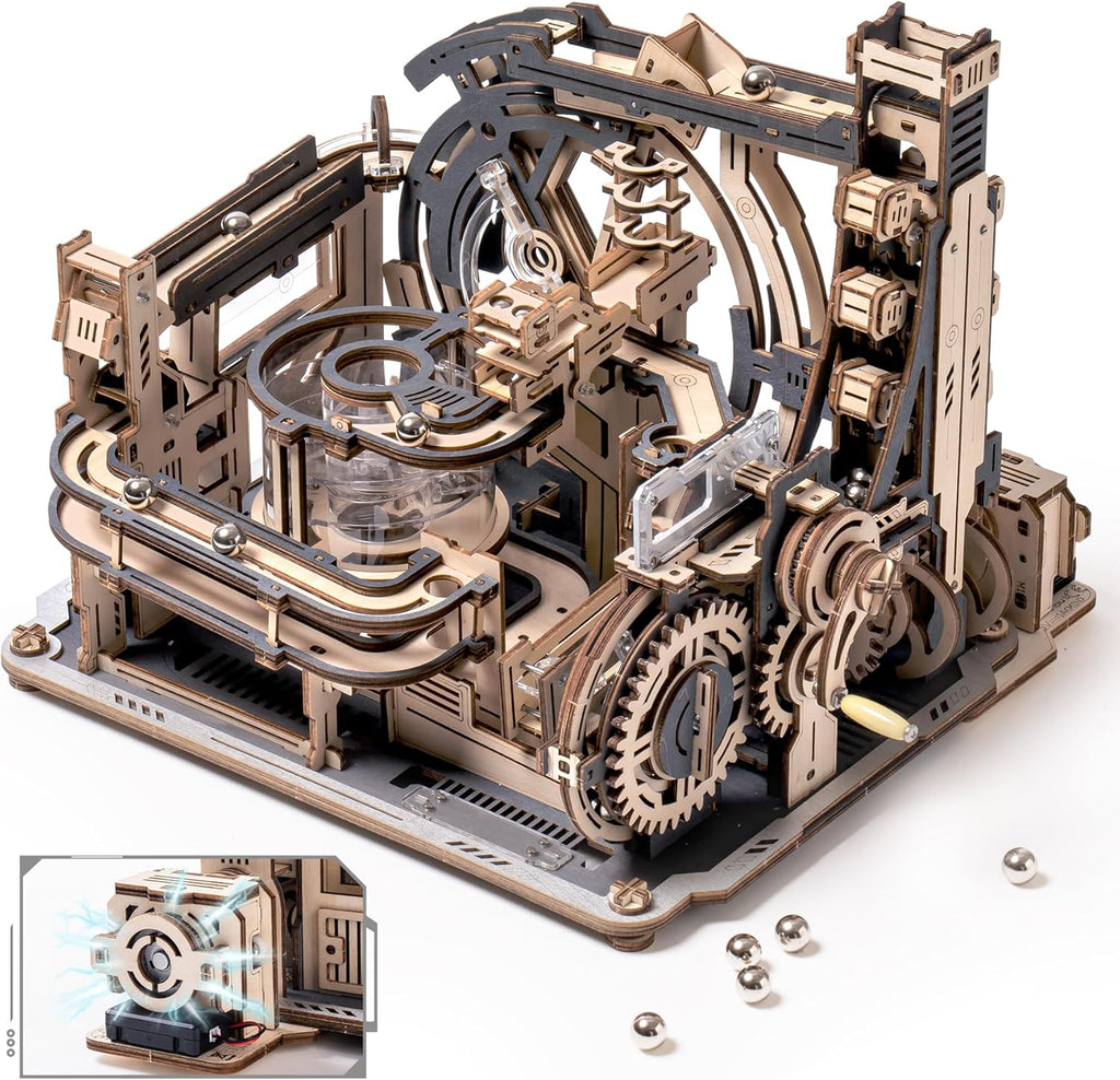 Marble Spaceport – Mechanical Marble Run Kit