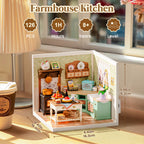 Countryside Mini House Collection – DIY Miniature House Kit (3 Designs)
