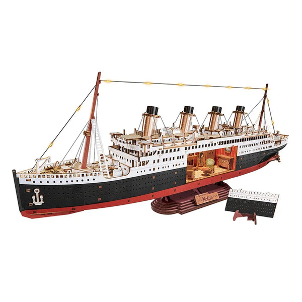Rolife 1912 Eternal Atlantic Voyager – 3D Wooden Puzzle Kit