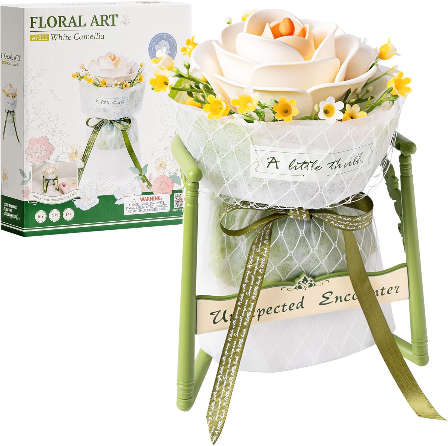 Camellia Flower – DIY Model Kit