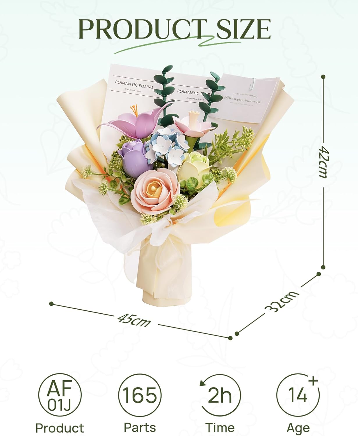 Spring Time Bouquet – DIY Flower Model Kit