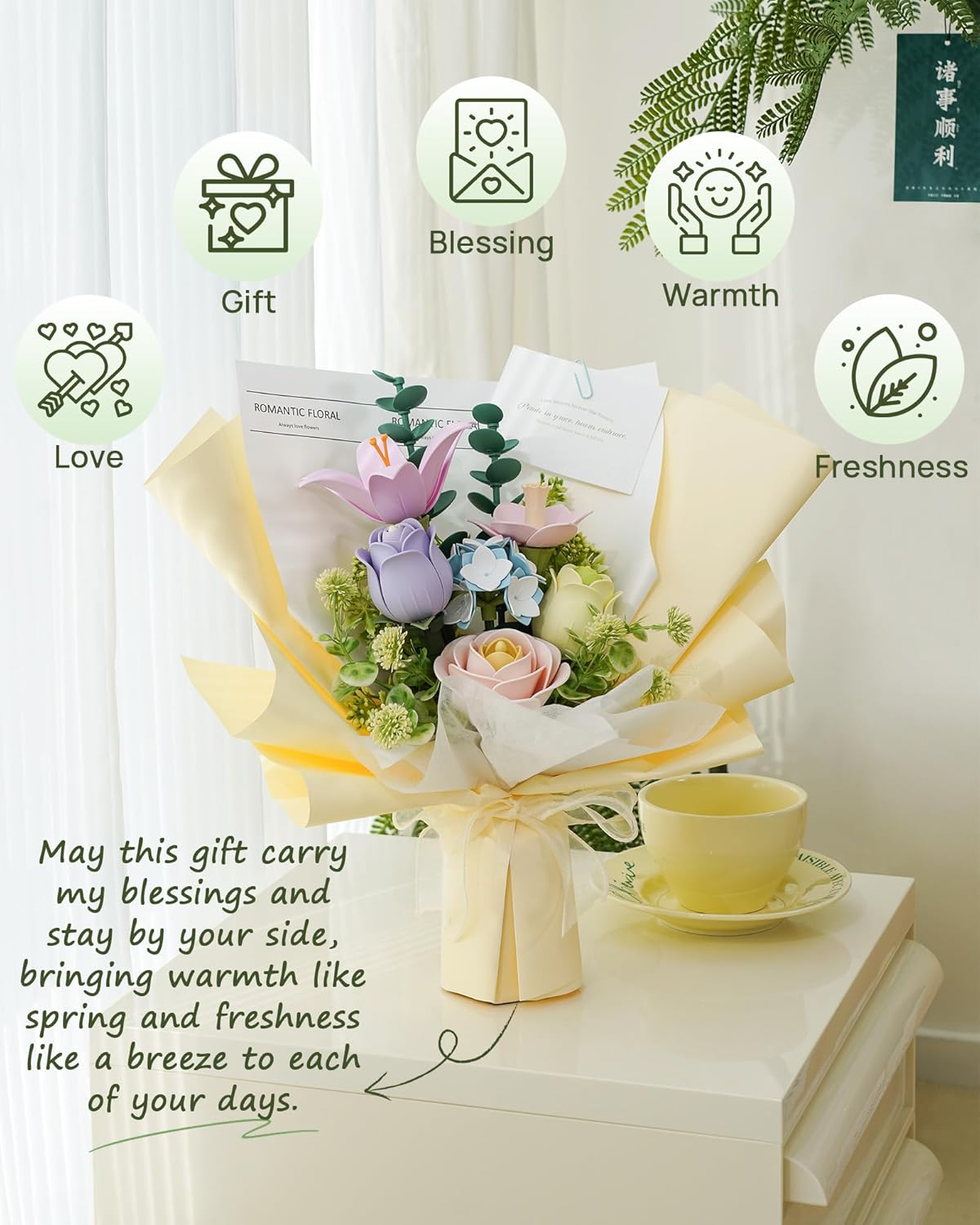Spring Time Bouquet – DIY Flower Model Kit
