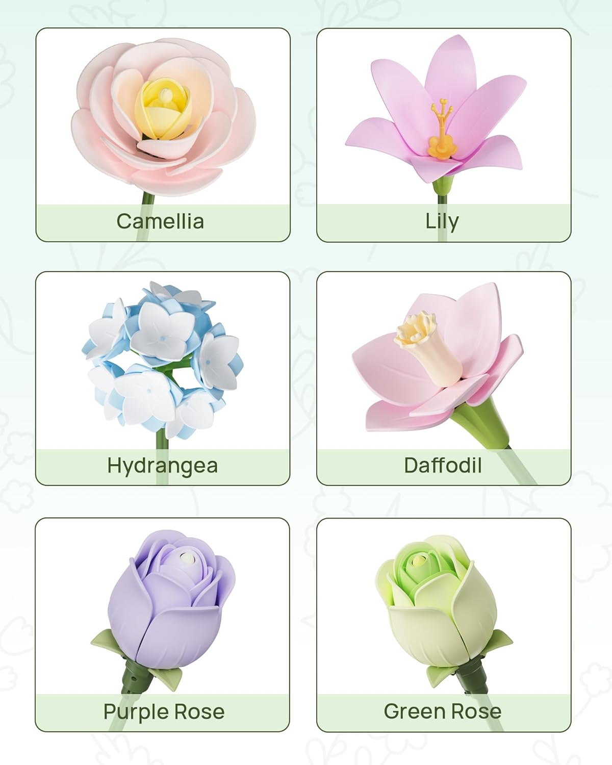 Spring Time Bouquet – DIY Flower Model Kit