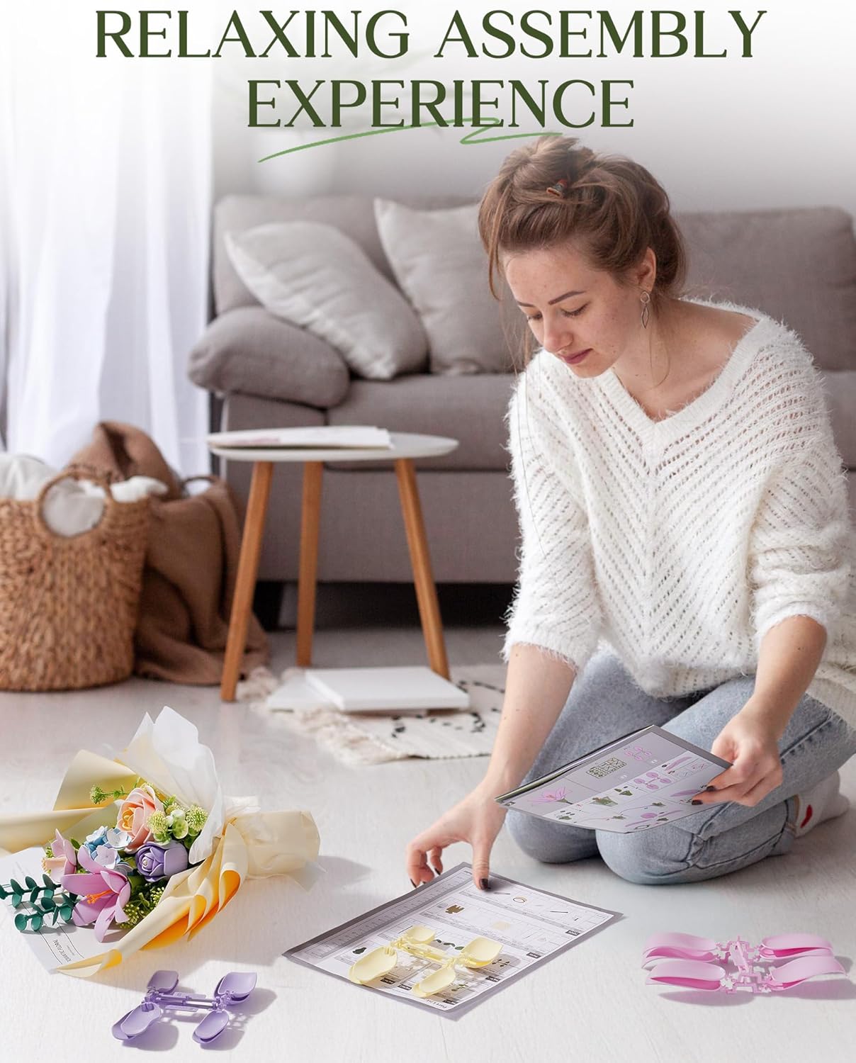 Spring Time Bouquet – DIY Flower Model Kit