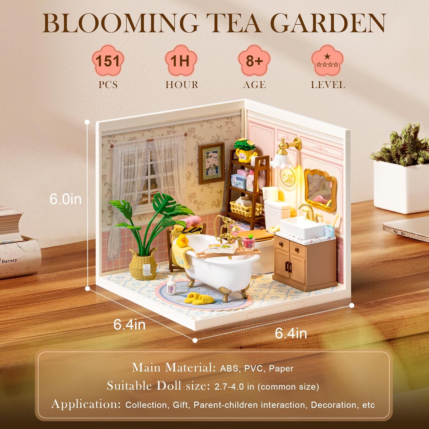 Pop Bubble Bathroom – DIY Miniature House Kit