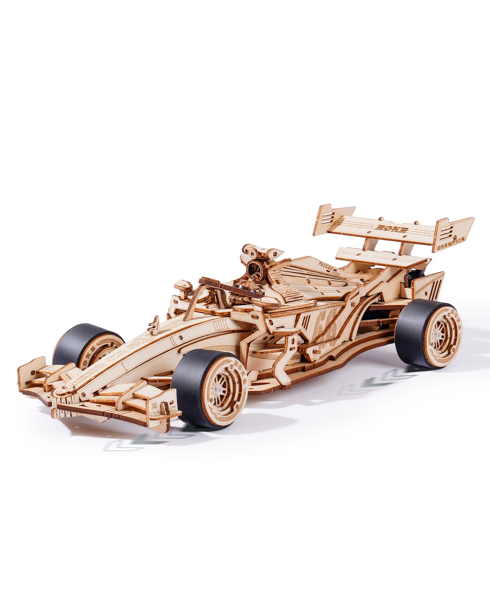 Racing Car – Mechanical Wooden Model Kit