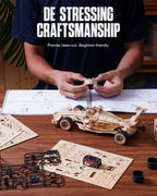 Racing Car – 3D Mechanical Wooden Puzzle Kit