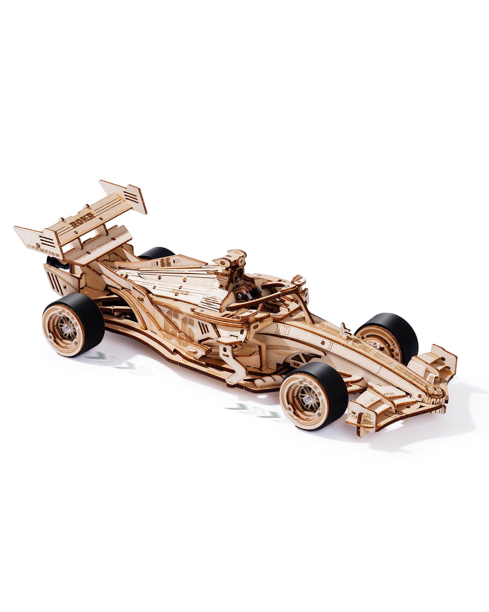 Racing Car – Mechanical Wooden Model Kit