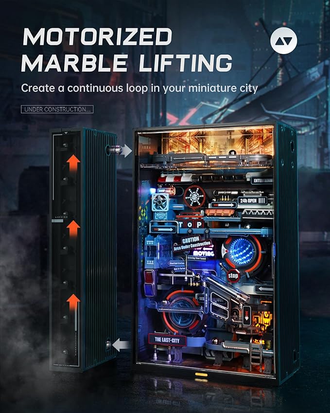Last City Marble Run – Mechanical Model Kit